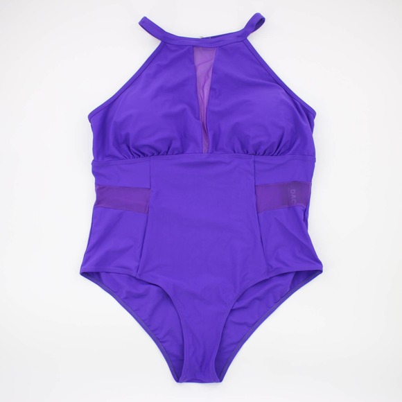 DACI Other - NWT Purple One Piece Halter Mesh 20W